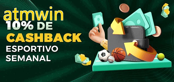 10% de bônus de cashback na atmwin